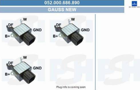 PSH 052.000.686.890 - Ģeneratora sprieguma regulators adetalas.lv