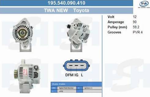 PSH 195.540.090.410 - Ģenerators adetalas.lv