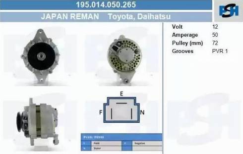 PSH 195.014.050.265 - Ģenerators adetalas.lv