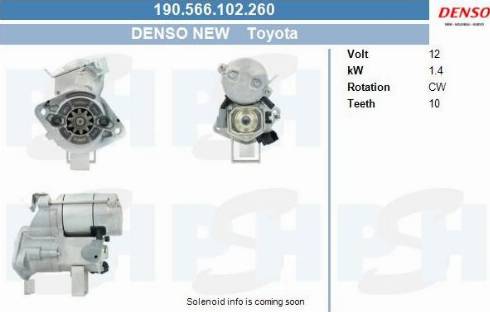 PSH 190.566.102.260 - Starteris adetalas.lv