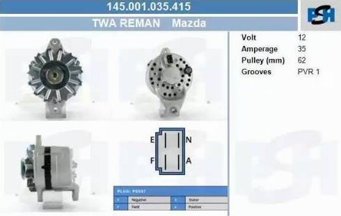 PSH 145.001.035.415 - Ģenerators adetalas.lv