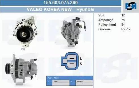 PSH 155.603.075.360 - Ģenerators adetalas.lv