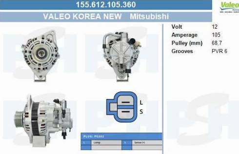 PSH 155.612.105.360 - Ģenerators adetalas.lv