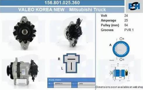 PSH 156.801.025.360 - Ģenerators adetalas.lv