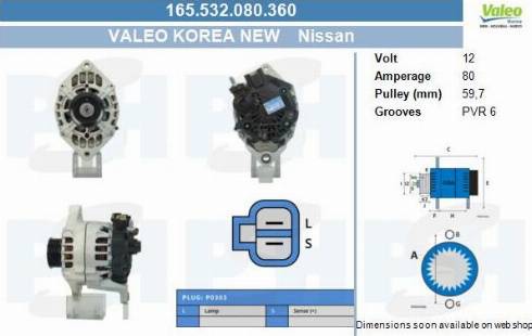 PSH 165.532.080.360 - Ģenerators adetalas.lv