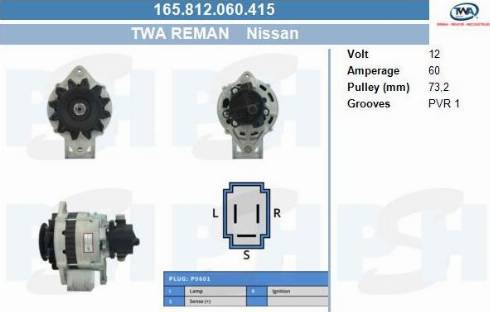 PSH 165.812.060.415 - Ģenerators adetalas.lv