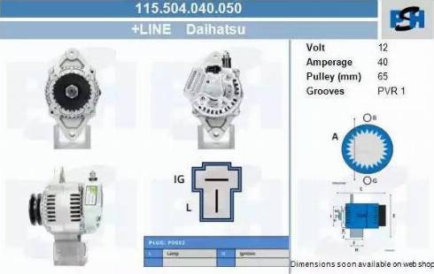 PSH 115.504.040.050 - Ģenerators adetalas.lv