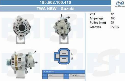 PSH 185.602.100.410 - Ģenerators adetalas.lv