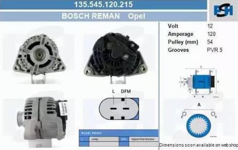 PSH 135.545.120.215 - Ģenerators adetalas.lv