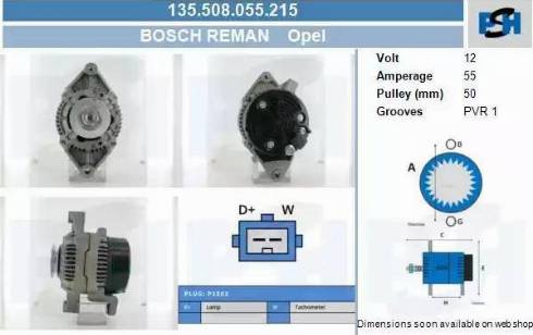 PSH 135.508.055.215 - Ģenerators adetalas.lv