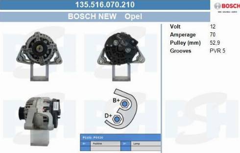 PSH 135.516.070.210 - Ģenerators adetalas.lv