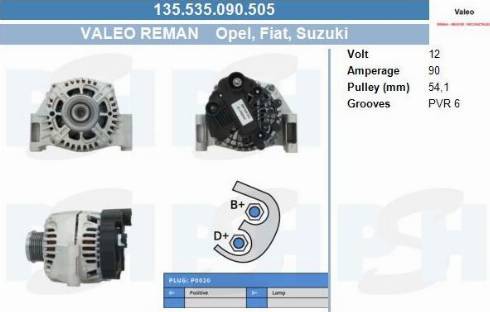 PSH 135.535.090.505 - Ģenerators adetalas.lv