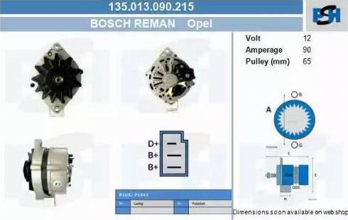 PSH 135.013.090.215 - Ģenerators adetalas.lv