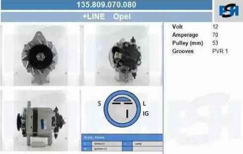 PSH 135.809.070.080 - Ģenerators adetalas.lv