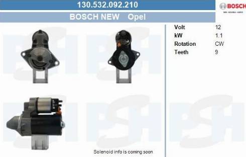 PSH 130.532.092.210 - Starteris adetalas.lv