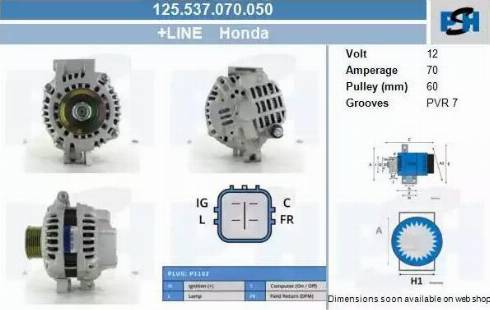 PSH 125.537.070.050 - Ģenerators adetalas.lv