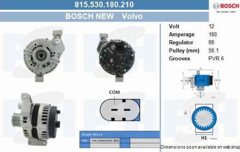 PSH 815.530.180.210 - Ģenerators adetalas.lv