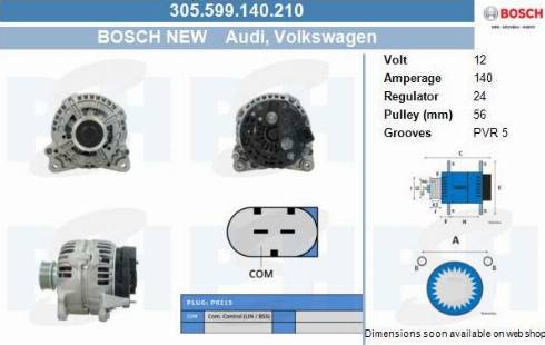 PSH 305.599.140.210 - Ģenerators adetalas.lv