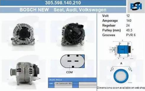 PSH 305.598.140.210 - Ģenerators adetalas.lv