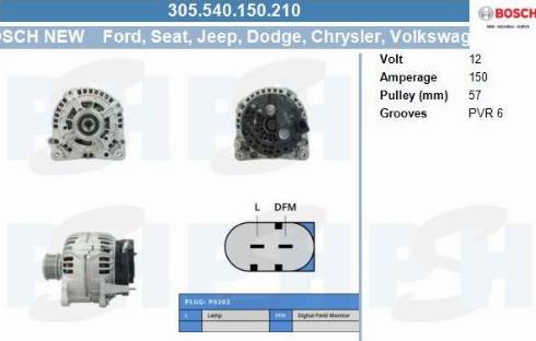 PSH 305.540.150.210 - Ģenerators adetalas.lv