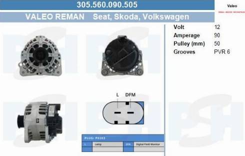 PSH 305.560.090.505 - Ģenerators adetalas.lv