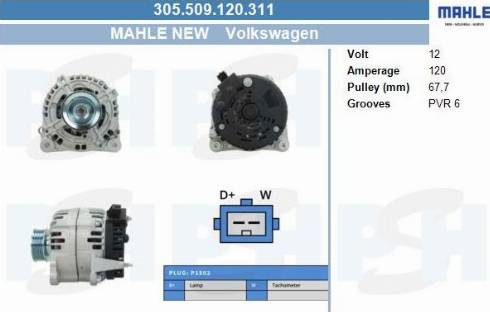 PSH 305.509.120.311 - Ģenerators adetalas.lv