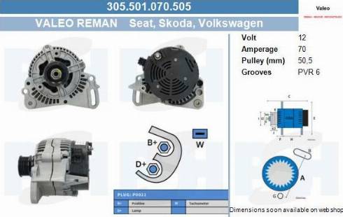 PSH 305.501.070.505 - Ģenerators adetalas.lv