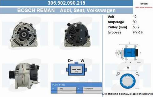 PSH 305.502.090.215 - Ģenerators adetalas.lv