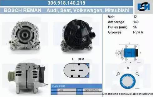 PSH 305.518.140.215 - Ģenerators adetalas.lv