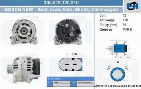 PSH 305.518.120.210 - Ģenerators adetalas.lv