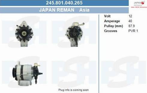 PSH 245.801.040.265 - Ģenerators adetalas.lv