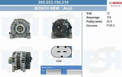 PSH 205.553.150.210 - Ģenerators adetalas.lv