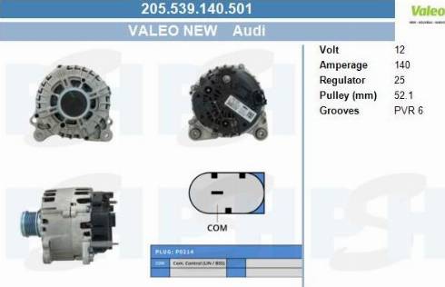 PSH 205.539.140.501 - Ģenerators adetalas.lv