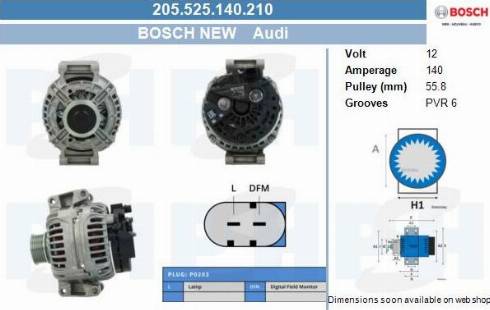 PSH 205.525.140.210 - Ģenerators adetalas.lv