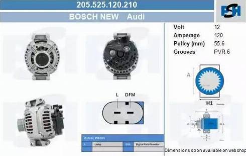 PSH 205.525.120.210 - Ģenerators adetalas.lv