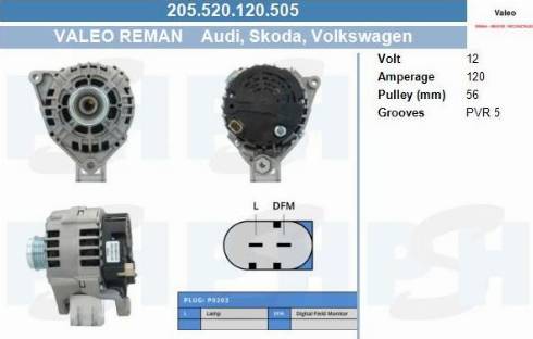 PSH 205.520.120.505 - Ģenerators adetalas.lv