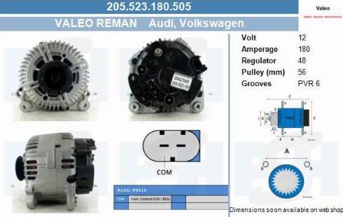 PSH 205.523.180.505 - Ģenerators adetalas.lv