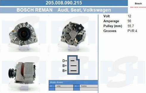 PSH 205.008.090.215 - Ģenerators adetalas.lv