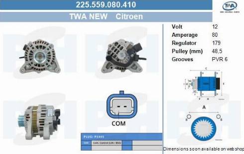 PSH 225.559.080.410 - Ģenerators adetalas.lv