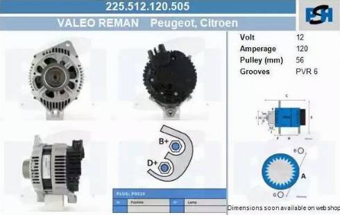 PSH 225.512.120.505 - Ģenerators adetalas.lv