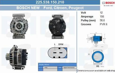 PSH 225.538.150.210 - Ģenerators adetalas.lv