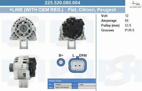 PSH 225.520.080.004 - Ģenerators adetalas.lv