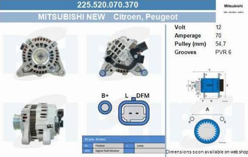 PSH 225.520.070.370 - Ģenerators adetalas.lv