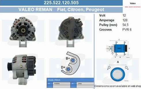 PSH 225.522.120.505 - Ģenerators adetalas.lv