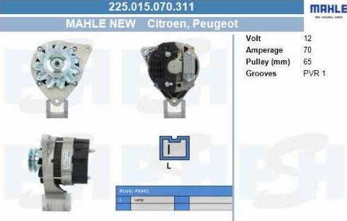 PSH 225.015.070.311 - Ģenerators adetalas.lv