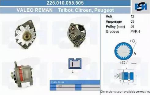 PSH 225.010.055.505 - Ģenerators adetalas.lv