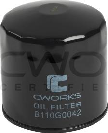 Cworks B110G0042 - Eļļas filtrs adetalas.lv