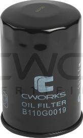 Cworks B110G0019 - Eļļas filtrs adetalas.lv