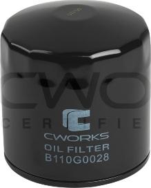 Cworks B110G0028 - Eļļas filtrs adetalas.lv