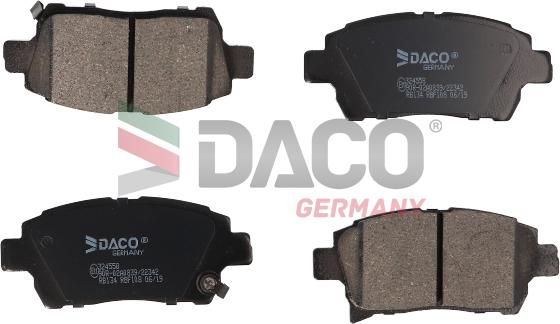 DACO Germany 324558 - Bremžu uzliku kompl., Disku bremzes adetalas.lv